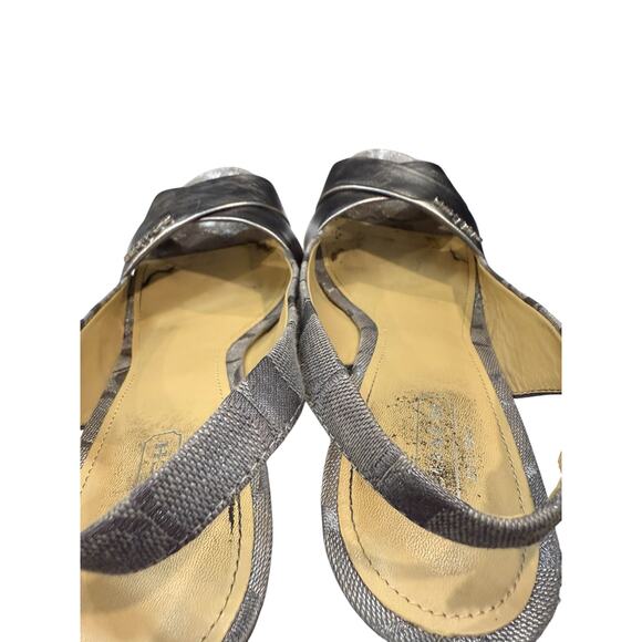 Coach Platform Wedges in Silver Size 8 - Picture 9 of 9